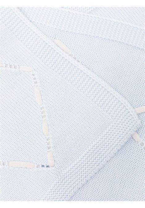 Coperta con motivo a rombi LITTLE BEAR | 2139CIELO/BURRO